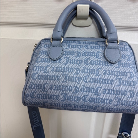 NWT Juicy Couture State of My Heart Satchel in Dusty Blue - Picture 6 of 9
